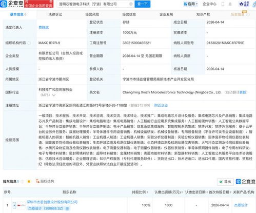 杰恩設(shè)計(jì)布局AI與芯片賽道，成立微電子科技子公司劍指系統(tǒng)集成服務(wù)